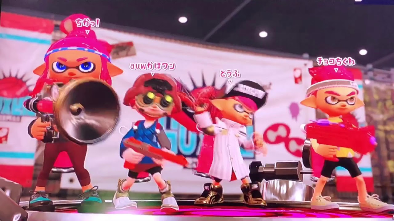 ［スプラトゥーン２］同じ事しか言ってなかった(*´-`)