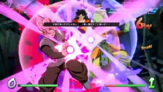 ドラゴンボール ファイターズ　３人超必殺技で一気に５割５７HITコンボ