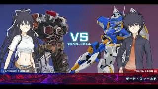 【禁書VO】倍以上のランカーとのランクマッチ　テムジンvsアファC【とある魔術の電脳戦機（バーチャロン）】
