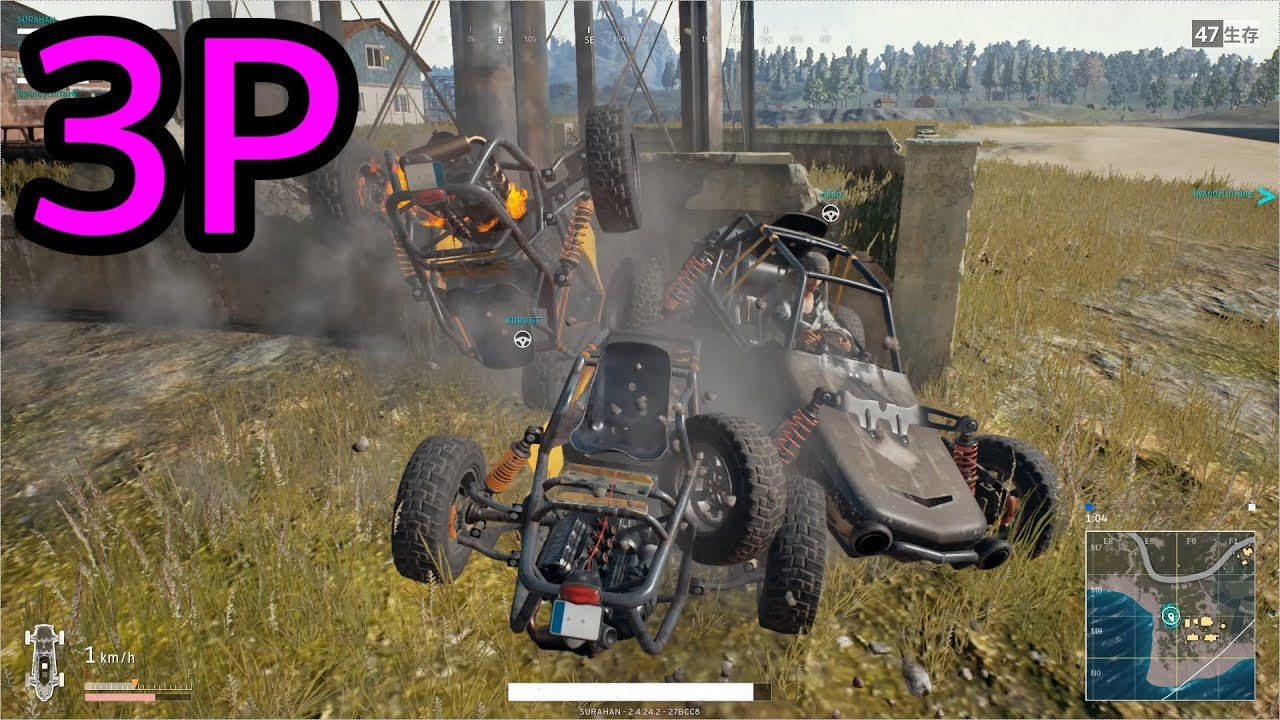 【PUBG】車両縛りでドン勝してみたい ＃３【ゆっくり実況】
