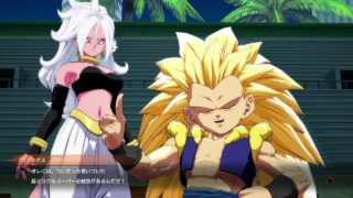 【ドラゴンボール ファイターズ】21号をおばさんと呼んでしまう調子に乗っているゴテンクス