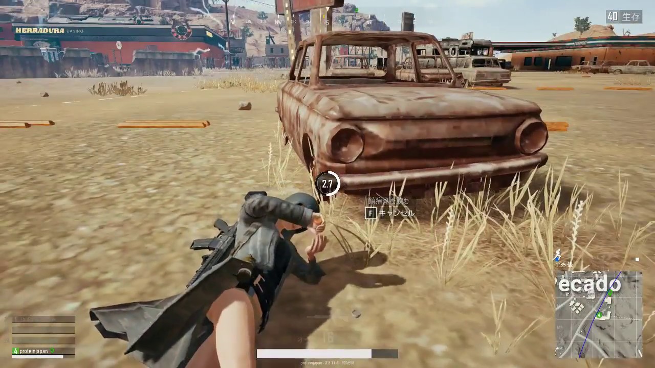 【PUBG実況】#87 砂漠でスクワッド