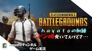 hayatoの朝練PUBG　LIVE配信実況