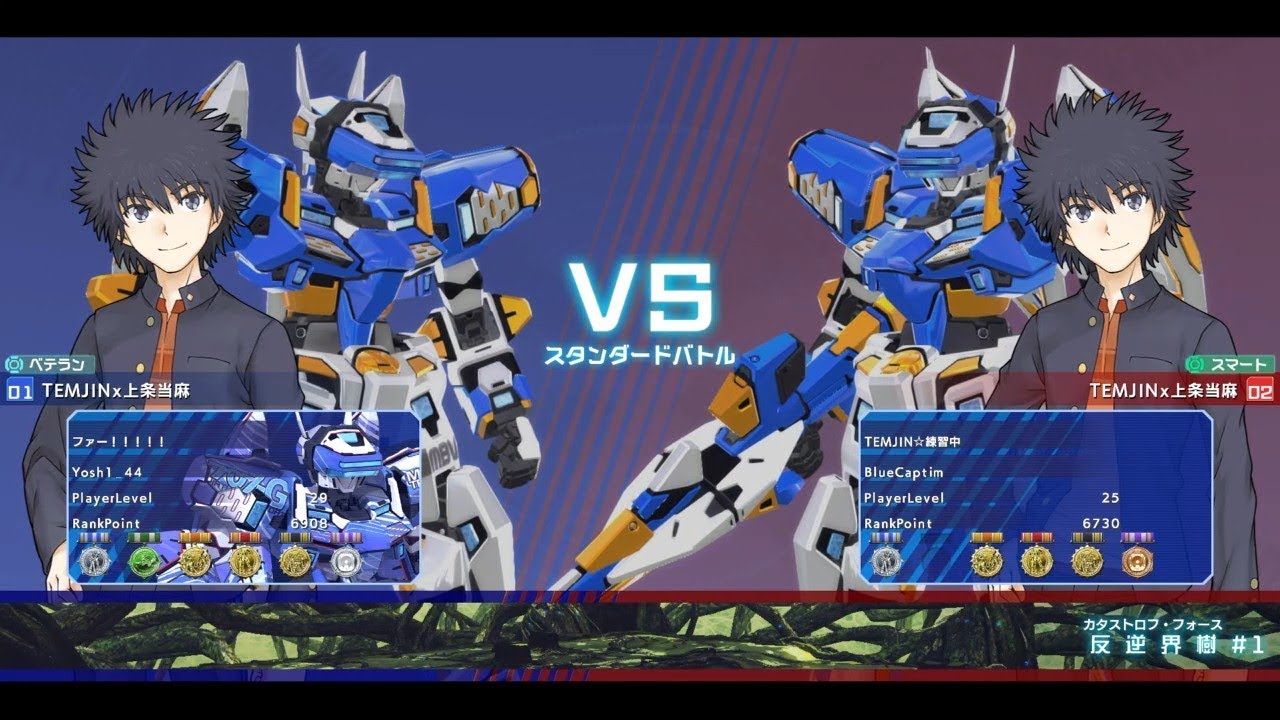 【禁書VO】CaptimバーチャロンTV ランクマッチ第156戦 とある魔術の電脳戦機 2018/3/16 とあるチャロン