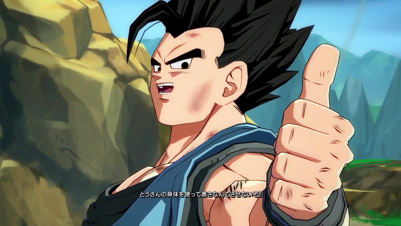 ドラゴンボール ファイターズ　アルティメット悟飯　急降下でガードを揺さぶる
