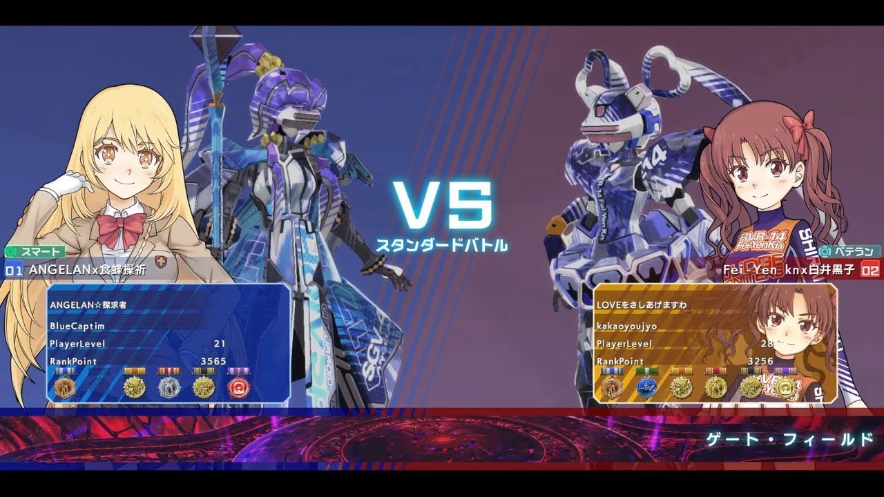 【禁書VO】CaptimバーチャロンTV 対戦相手視線 ランクマッチ第102戦 とある魔術の電脳戦機 2018/2/25 とあるチャロン