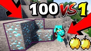 【マインクラフト】100人のなかで1人の男になりたい。 【ウルトラハードコア】