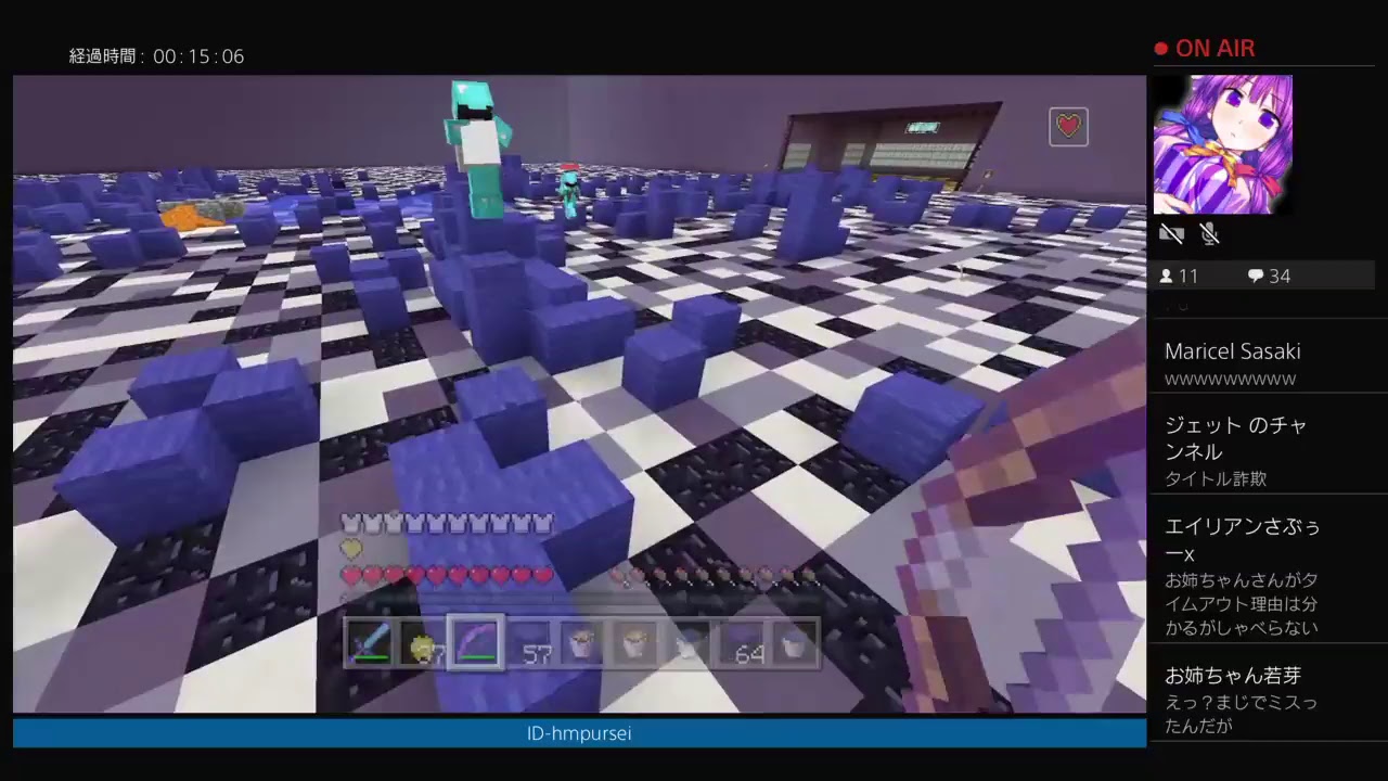 【マインクラフト】5000mアスレ