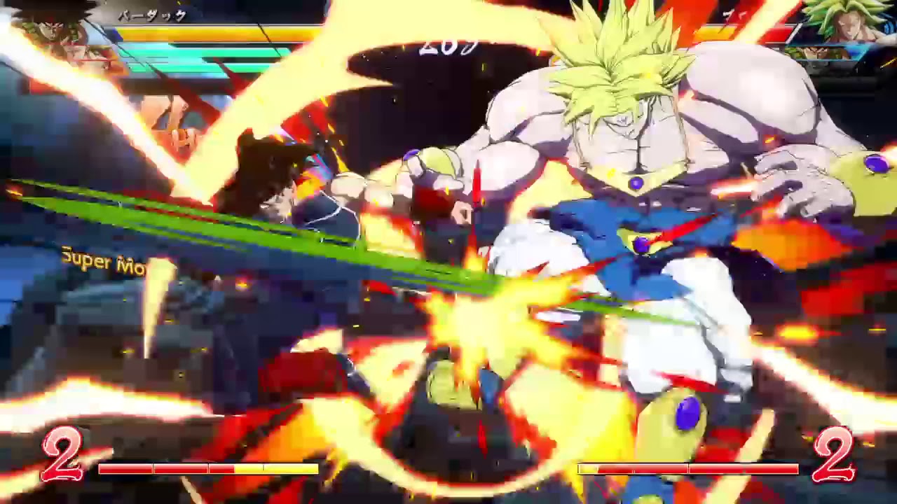 ドラゴンボールファイターズ　ブロリーとバーダック触る