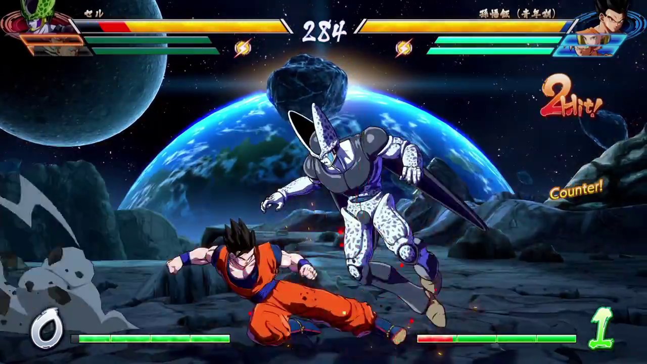 【ドラゴンボール ファイターズ】 トッププレイヤーリプレイ 孫悟飯（青年期） 固定 180304