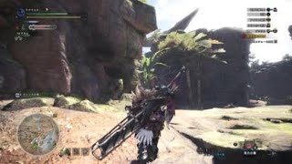 モンスターハンター：ワールド_イビルジョーの珍しいエリア移動