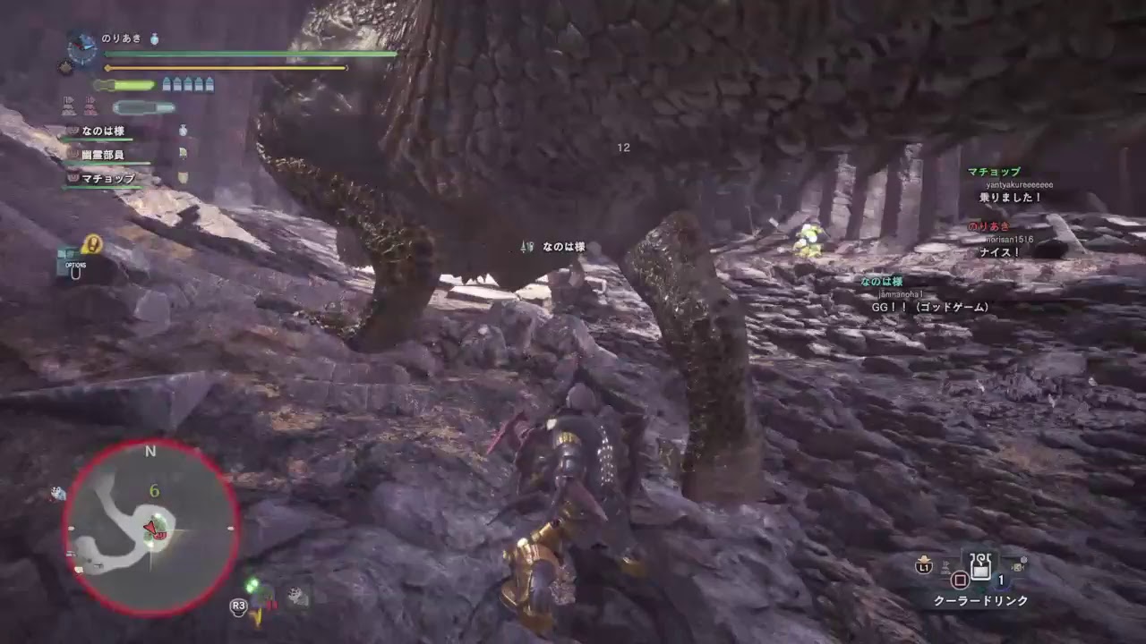 ［のりあき］　モンスターハンターワールド（MHW)HR245歴戦イビルジョ1