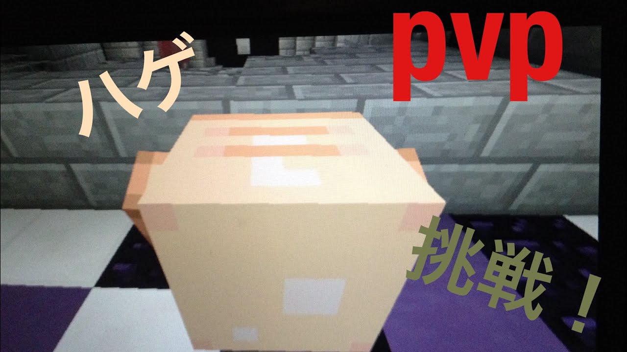 [マインクラフト] pvp ハゲに挑戦！
