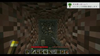 【マルチプレイ】まっつーのマインクラフト Part9　二人で初ブランチマイニング！！開始早々でまさかのダイヤゲット？！