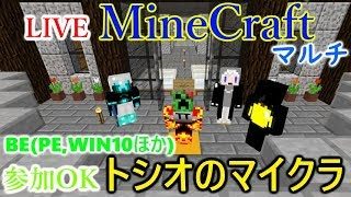 [LIVE] Minecraft（マインクラフト）BE(Win10とPEほか) 村人の選別作業（司書）