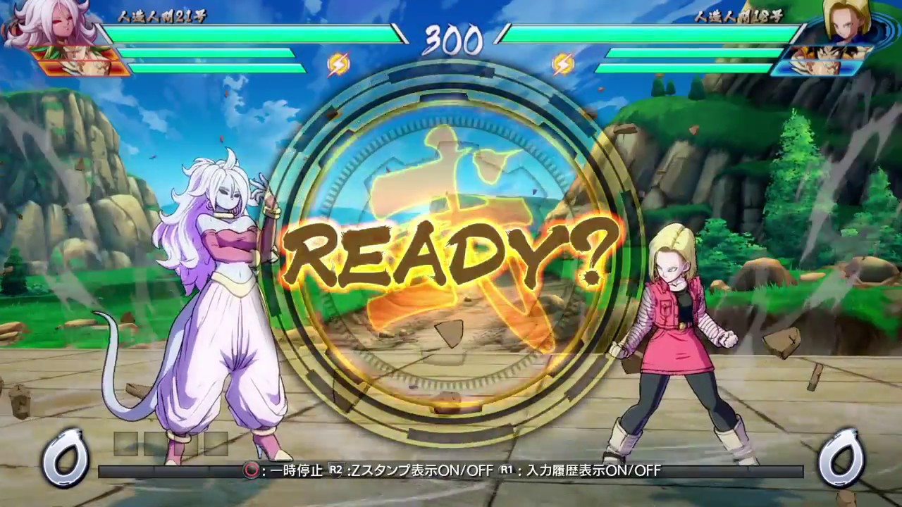 ドラゴンボール ファイターズ　人造人間２１VS人造人間１８号　ヒロイン？対決