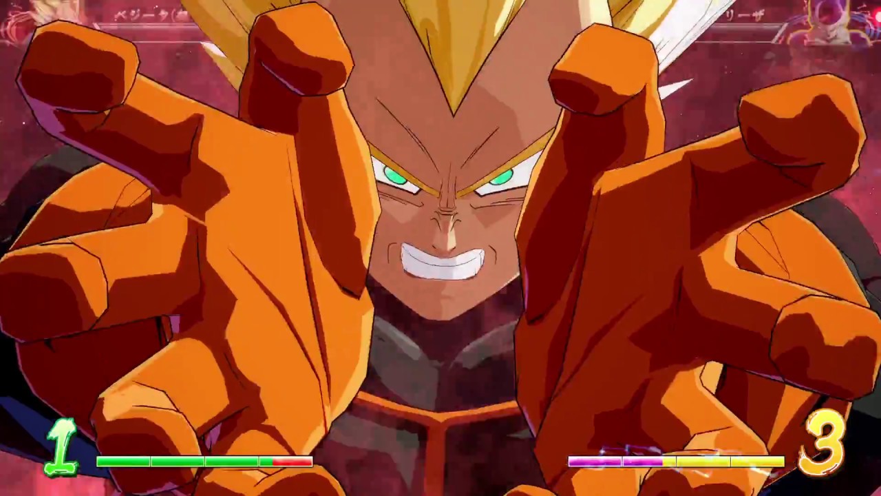 ドラゴンボールファイターズ ベジータ怒涛の68hitコンボ