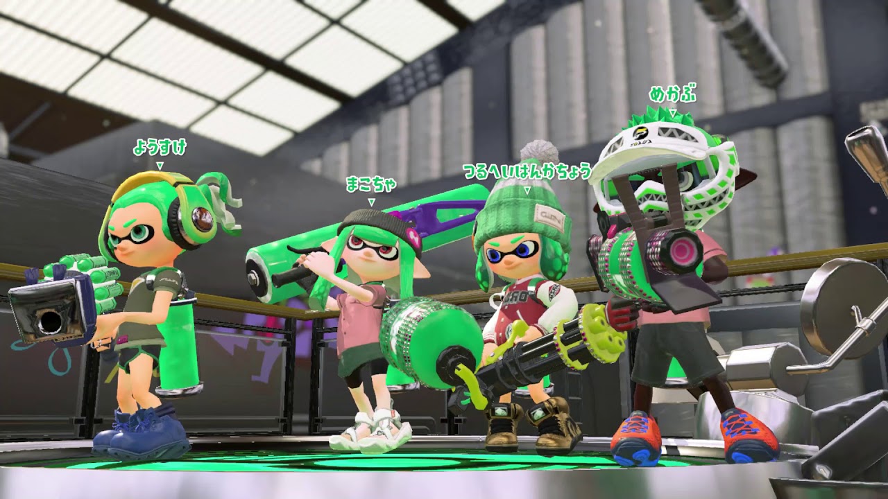 【ガチマッチ　エリア　part57】イカ忍スシ強いかも【スプラトゥーン２】