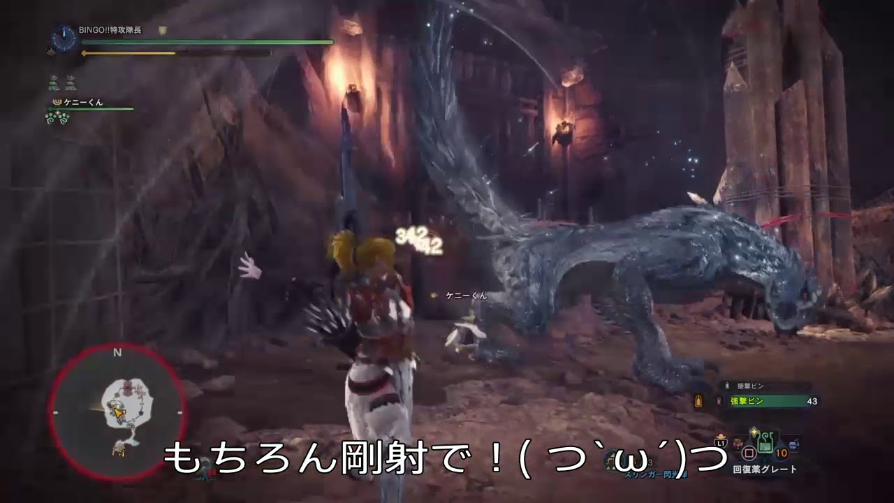 ひよっこ隊長 いまだに一年生［モンスターハンターワールド］オドガロンとトビカガチを狩る！