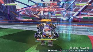 とある魔術の電脳戦機_20180401115804　テムジンvsグリスボック　ランクマ　開幕密着に強いグリスボック