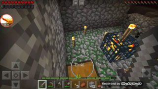 《マインクラフト》 天ぷらクラフトパート１４ またもやスポナーを発見！？ ～洞窟探索編最終章～