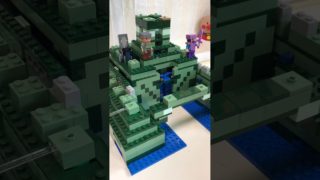 カイくん6歳 マインクラフトレゴ「海底神殿」を作ってみた。