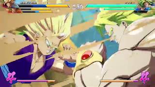 ドラゴンボールファイターズ トッププレイヤーの激上手バーダックの4割コンボ！！