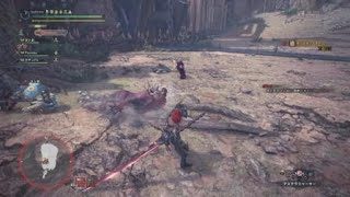 [MHW] 極小オドガロンの短い尻尾に必死でしがみつく [モンスターハンター：ワールド]