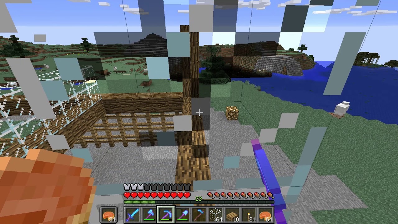 【マインクラフト】MC 291 牧場の小屋作りその2