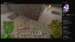 下手でも楽しむマインクラフト　1からやっていくよー