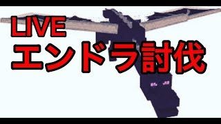 エンドラ初討伐LIVE【マインクラフト】