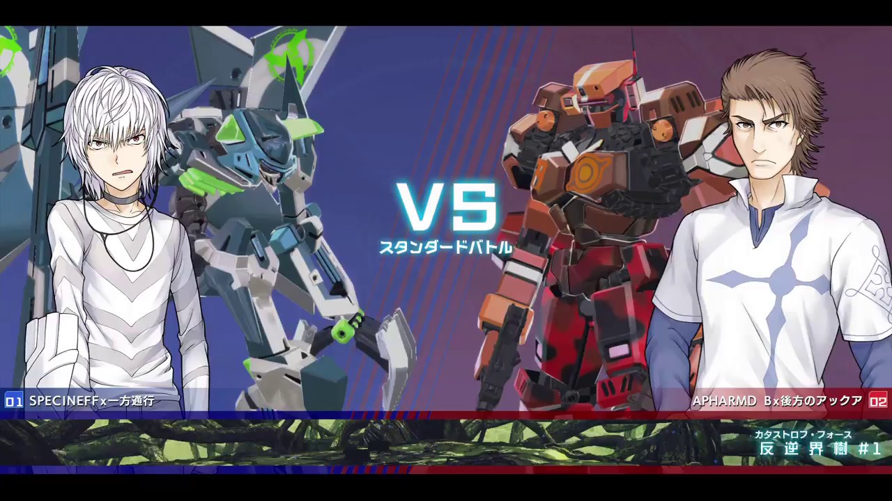 とある魔術の電脳戦機　ランクマッチ#3　スペシネフvsバトラー　平成30年4月21日