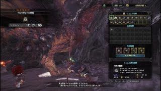 モンスターハンターワールド　ネルギガンテ操虫棍ソロ