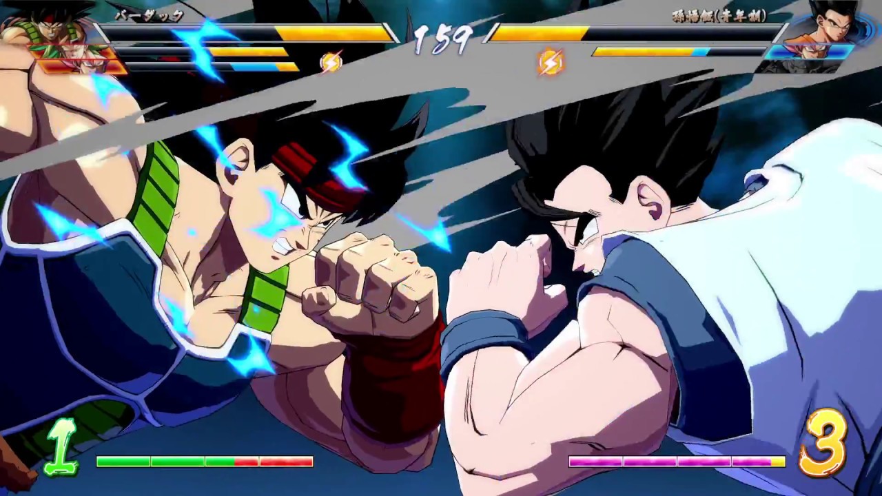 ドラゴンボールファイターズ 上下攻撃で防御を崩すバーダックが上手い！
