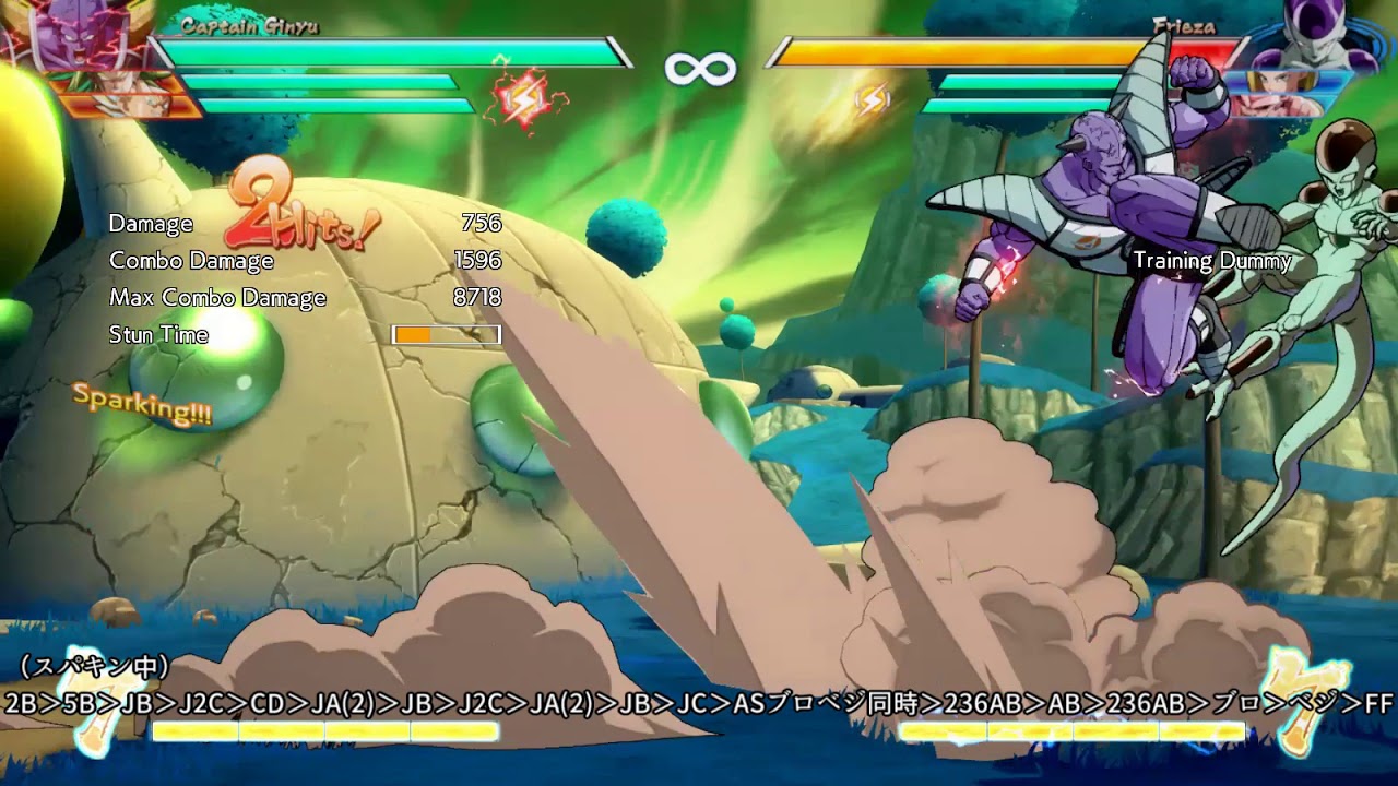 【DBFZ】ギニュー004【ドラゴンボールファイターズ】100% combo