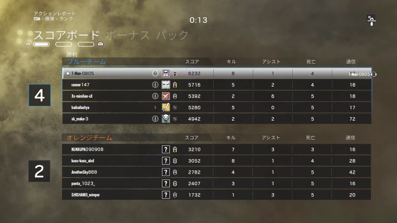 レインボーシックスシージ ランク 気持ちはプラチナ ＃8