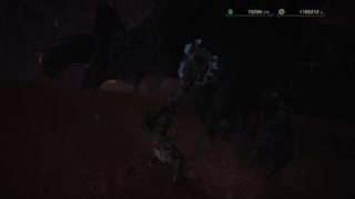 モンスターハンター：ワールド_20180424061450バウンティのために朝の黒ディア狩り～♪VITAで