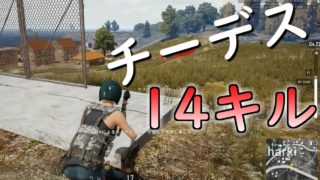 【PUBG】新モードのチーデスが楽しいぃぃ！！ 14キル【実況プレイ】