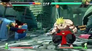 ドラゴンボールファイターズ トッププレイヤーのブロリーの連続技が上手い