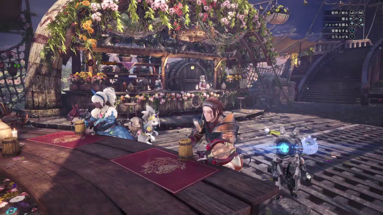 [モンスターハンター　ワールド]　第4話　狩られるのは俺か！？　キツネ、くまぞう、もも