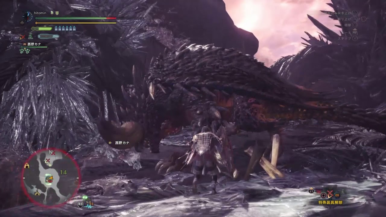 モンスターハンターワールド　ネルギガンテ討伐