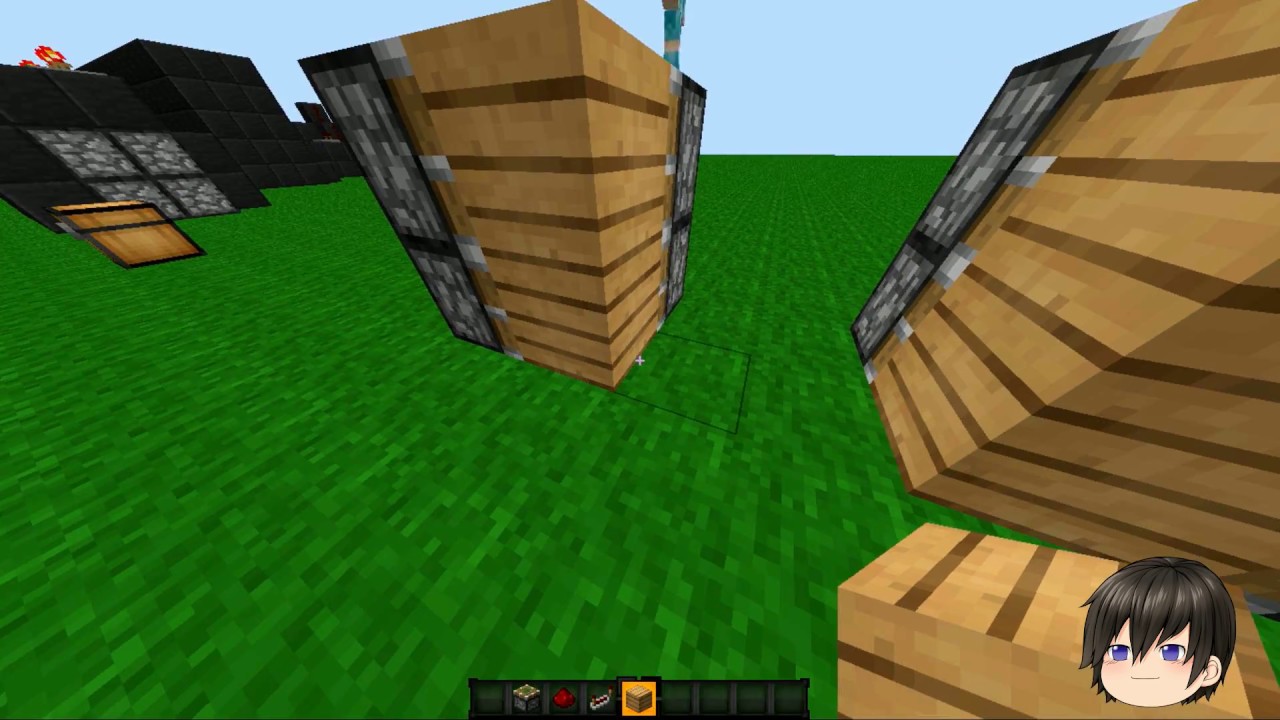 【マインクラフト】【ゆっくり実況】誰でもできる超簡単な隠しドアの作り方