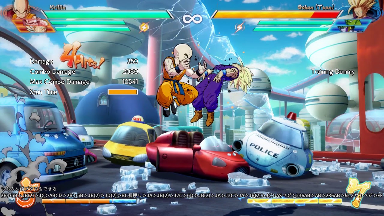 【DBFZ】クリリン002【ドラゴンボールファイターズ】100% combo