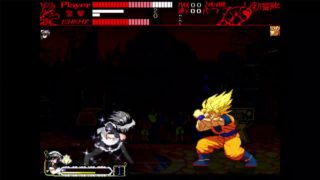 黒髪咲夜ｖｓスーパーサイヤ人孫悟空 MUGEN ドラゴンボールZ　ファイターズ　お宝映像