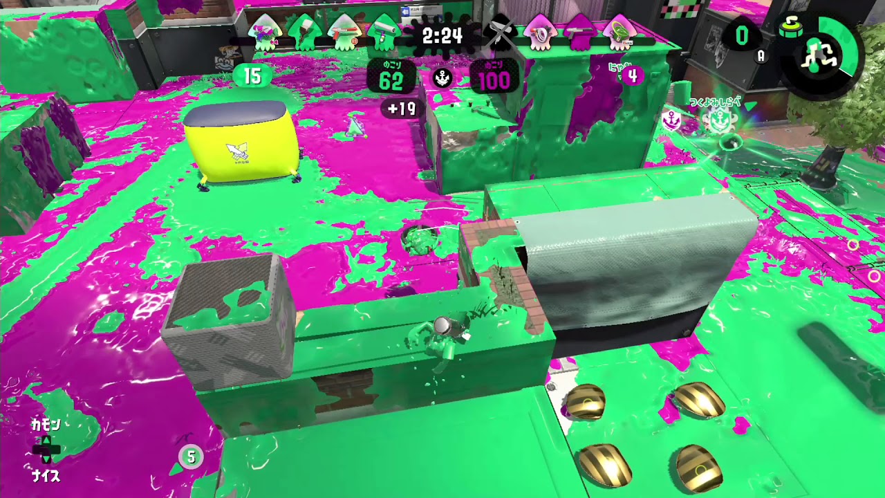 初めての実況　スプラトゥーン２ガチマッチ　（c帯）