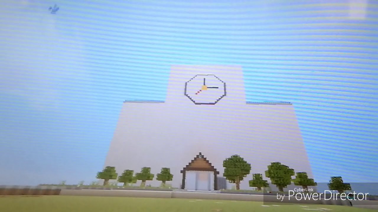 【マインクラフト】フレと一緒に造った学校紹介