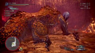 モンスターハンター：ワールド_スラアクはりつきフィニッシュ