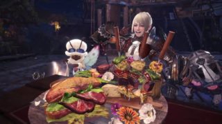 モンスターハンター：ワールド_アステラ祭りの綺麗で美味しそうな料理