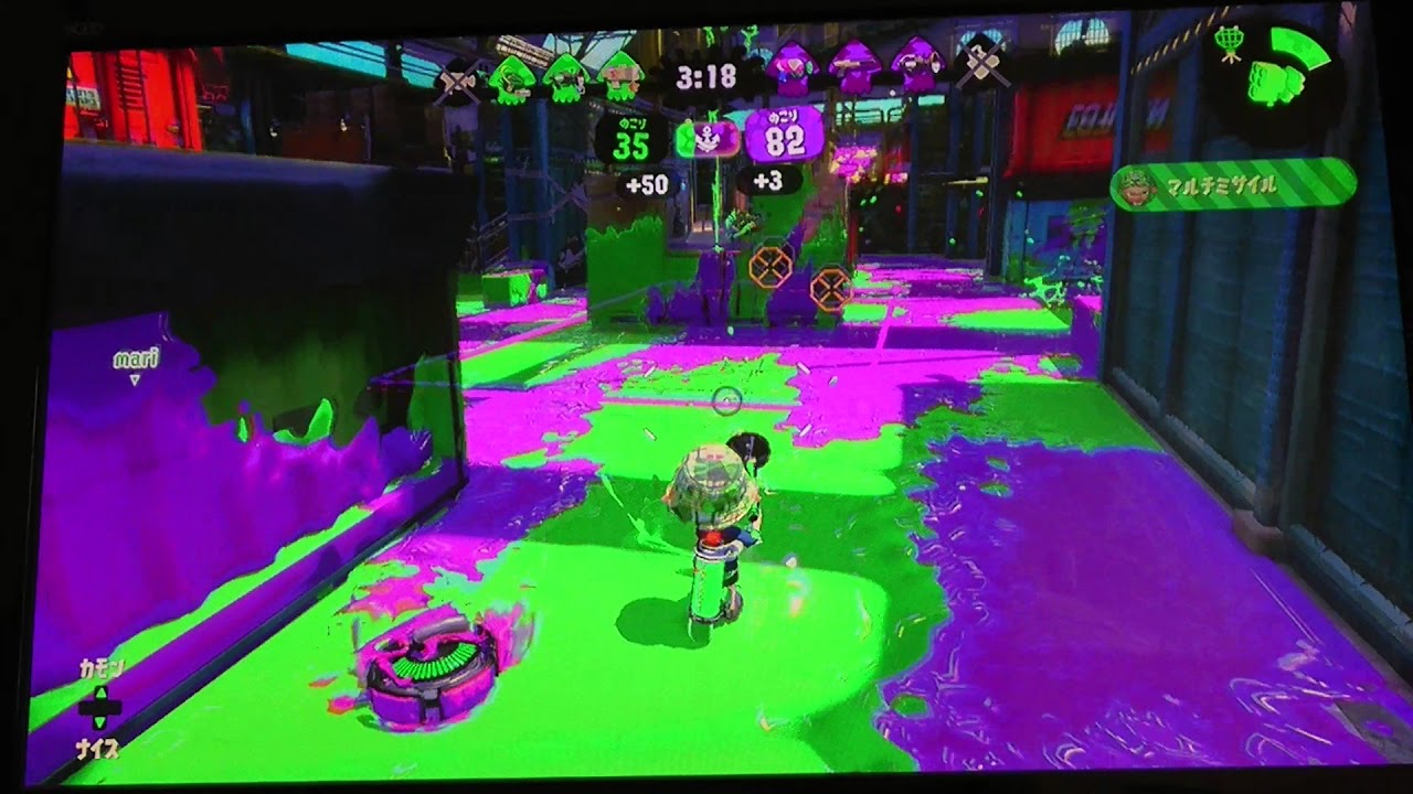 スプラトゥーン２　ボールドマーカーネオ　A−　1380　ガチエリア　ハコフグ倉庫