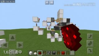 【マインクラフトpe】【３×３ピストンドア】赤石初心者ががんばって小型化してみた!